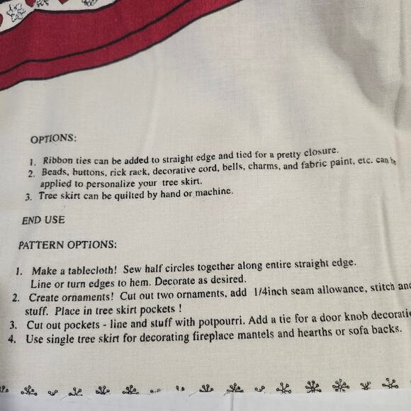 Diana Marcum For Marcus Bros. Snow Buddies Fabric Panels Christmas Tree Skirt - Picture 6 of 8